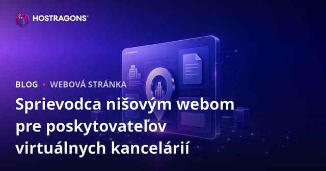Korporátna nika stránka skúmajúca len virtuálne kancelárie a poskytovateľov právnych adries