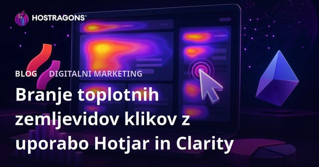 Branje toplotnih zemljevidov klikov z uporabo Hotjar in Clarity
