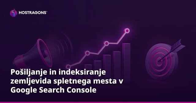 Pošiljanje in indeksiranje zemljevida spletnega mesta v Google Search Console