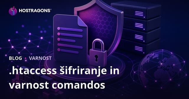 Ukazi za šifriranje datoteke .htaccess in izboljšanje varnosti spletnega mesta