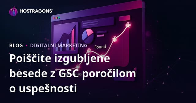 Kako najti izgubljene ključne besede s poročilom o uspešnosti Google Search Console