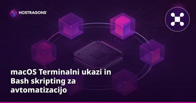 macOS Terminalni ukazi in Bash skripting za avtomatizacijo