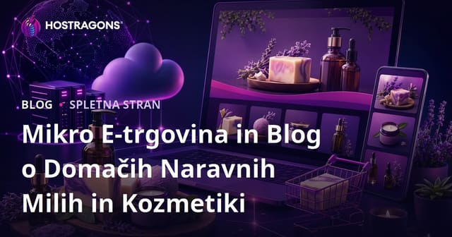 Mikro E-trgovina in Blog o Domačih Naravnih Milih in Kozmetiki