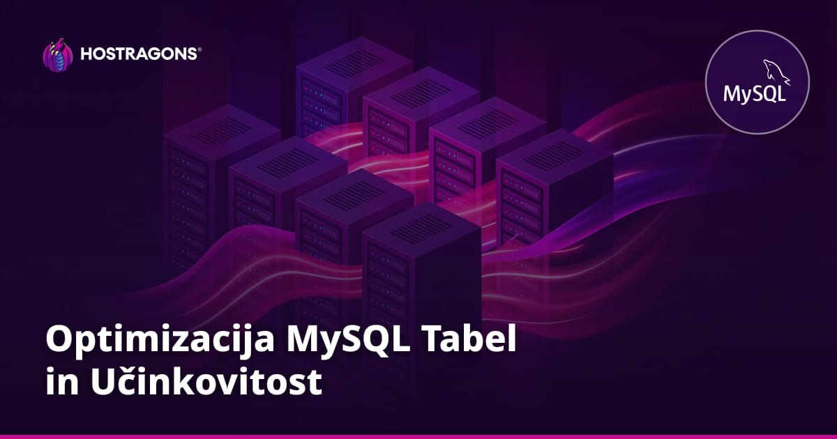 Optimizacija MySQL Tabel in Učinkovitost