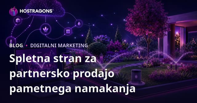 Samo pametni sistemi za namakanje in avtomatizacijo vrta