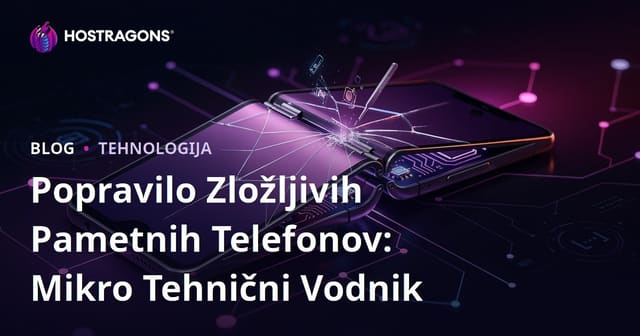 Popravilo Zložljivih Pametnih Telefonov: Mikro Tehnični Vodnik