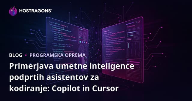 Primerjava umetne inteligence podprtih asistentov za kodiranje: Copilot in Cursor