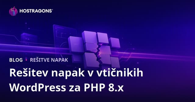 Reševanje težav s konfliktom vtičnikov WordPress po posodobitvi PHP 8.x