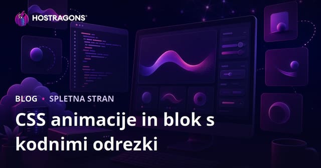 Samo CSS animacije in deljivi kodni primeri za razvijalce