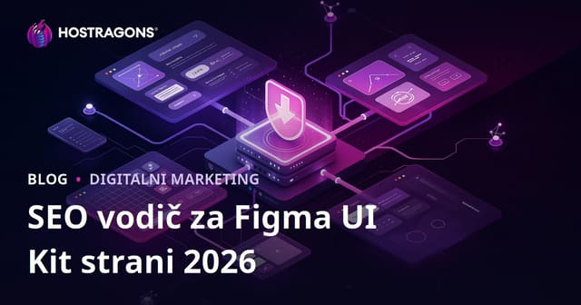 SEO strategija za spletno stran za prenos Figma komponent in UI kompleta