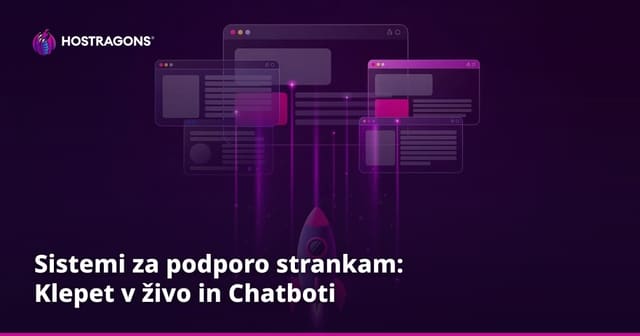 Osnovni Sistemi za Podporo Strankam: Spletni Klepet in Chatbot