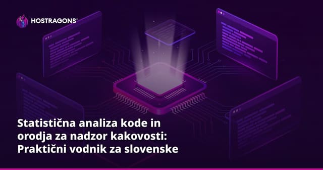 Statistična analiza kode in orodja za nadzor kakovosti: Praktični vodnik za slovenske razvijalce