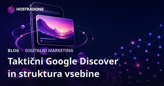 Taktike in struktura vsebine za predstavitev v Google Discoveru