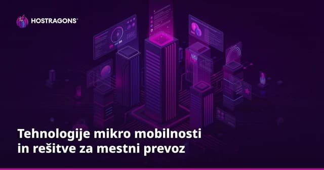 Tehnologije mikro mobilnosti in rešitve za mestni prevoz