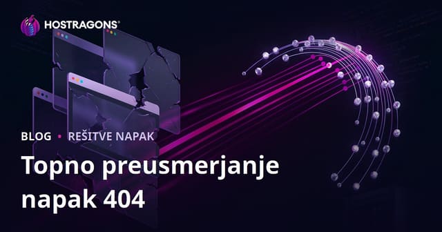 Usmerjanje napak 404 (Stran ni bila najdena) na množičen način