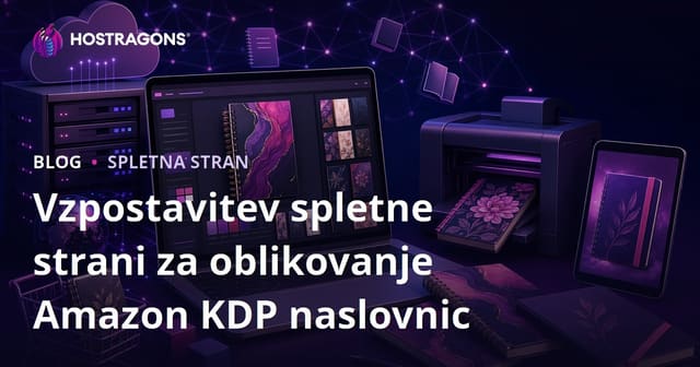 Ustvarjanje Spletne Strani za Oblikovanje Naslovnic Zvezkov in Načrtovalnikov za Amazon KDP