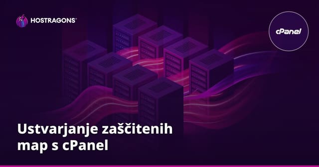 Ustvarjanje zaščitenih map s cPanel