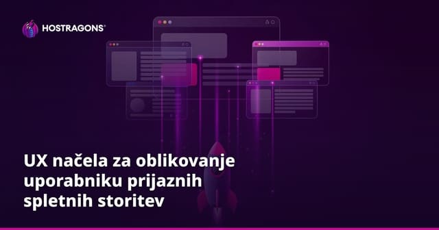 UX načela za oblikovanje uporabniku prijaznih spletnih storitev