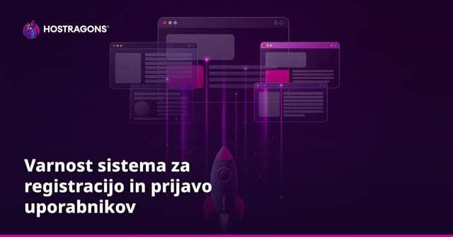 Varnost sistema za registracijo in prijavo uporabnikov
