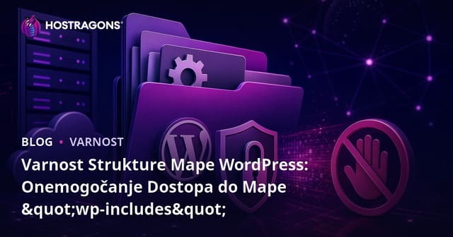 Varnost Strukture Mape WordPress: Onemogočanje Dostopa do Mape "wp-includes"