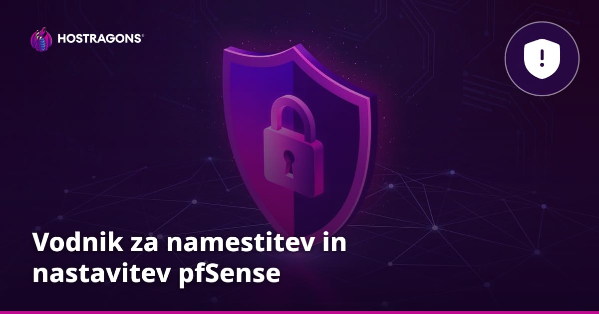 pfSense vodnik za nastavitve nastavitev