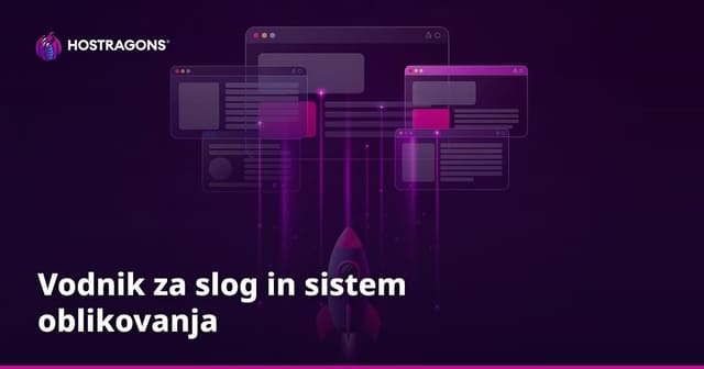 Vodnik za slog in sistem oblikovanja
