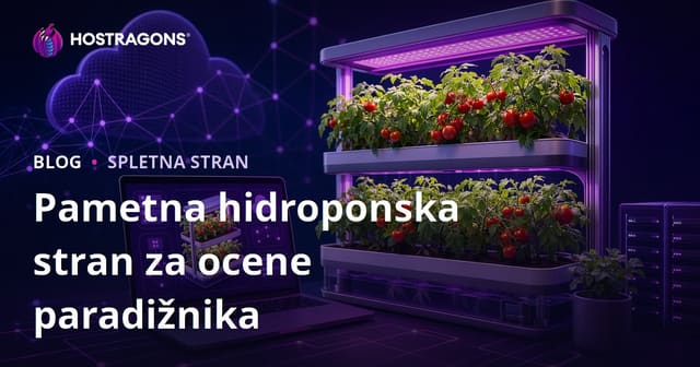 Samo priročnik za ustanovitev spletne strani o gojenju pametne hidroponske paradižnikove rastline doma