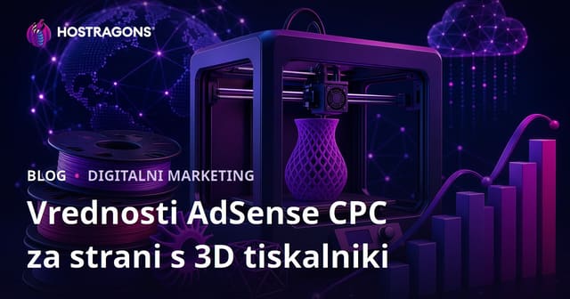 Vrednosti TBM za AdSense za Spletne Strani o 3D Tiskalnikih in Filamentih