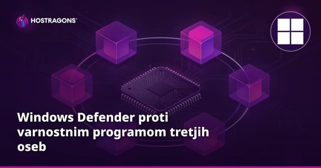 Windows Defender proti varnostnim programom tretjih oseb