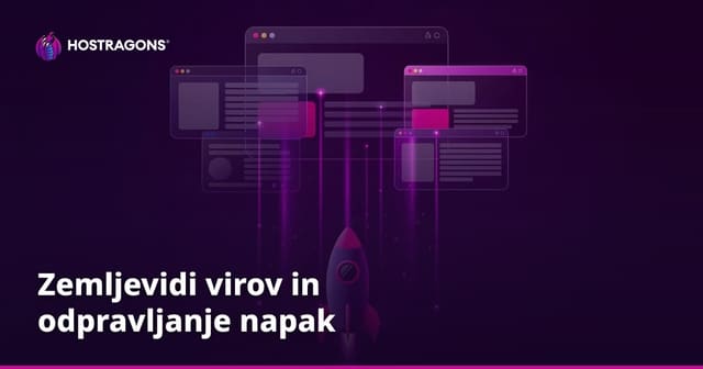 Zemljevidi virov in odpravljanje napak