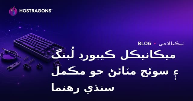 ميڪانيڪل ڪيبورڊ لُبنگ ۽ سوئچ مٽائڻ جو مڪمل سنڌي رهنما