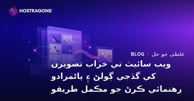 ويب سائيٽ تي خراب تصويرن کي گڏجي ڳولڻ ۽ پاڻمرادو رهنمائي ڪرڻ جو مڪمل طريقو