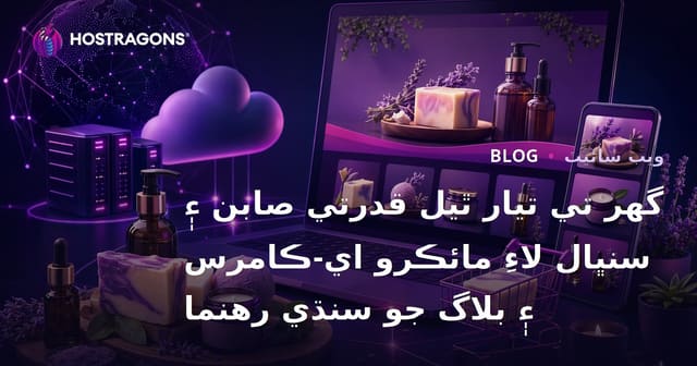 گهر تي تيار ٿيل قدرتي صابن ۽ سنڀال لاءِ مائڪرو اي-ڪامرس ۽ بلاگ جو سنڌي رهنما