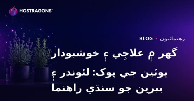 گهر ۾ علاجِي ۽ خوشبودار ٻوٽين جي پوک: لئوندر ۽ ببرين جو سنڌي راهنما
