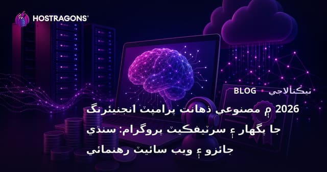 2026 ۾ مصنوعي ذهانت پرامپٽ انجنيئرنگ جا پگهار ۽ سرٽيفڪيٽ پروگرام: سنڌي جائزو ۽ ويب سائيٽ رهنمائي