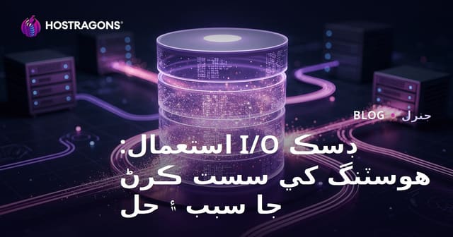ڊسڪ I/O استعمال: هوسٽنگ کي سست ڪرڻ جا سبب ۽ حل