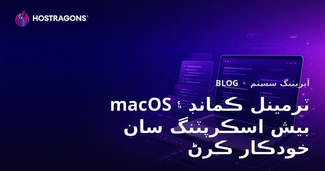 macOS ٽرمينل ڪمانڊ ۽ بيش اسڪرپٽنگ سان خودڪار ڪرڻ