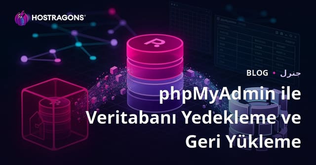 phpMyAdmin سان ڊيٽابيس بيڪ اپ ۽ بحالي
