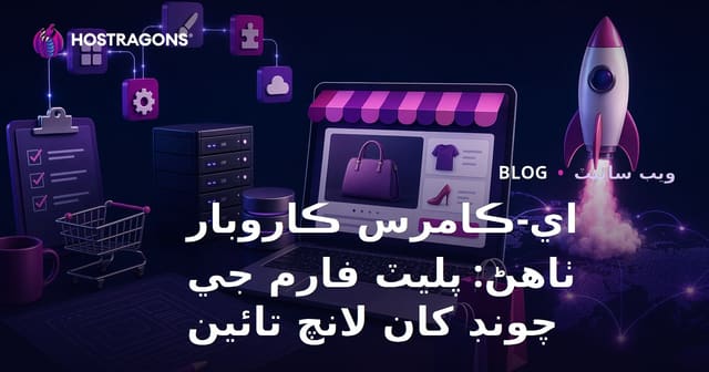 اي-ڪامرس ڪاروبار ٺاهڻ: پليٽ فارم جي چونڊ کان لانچ تائين
