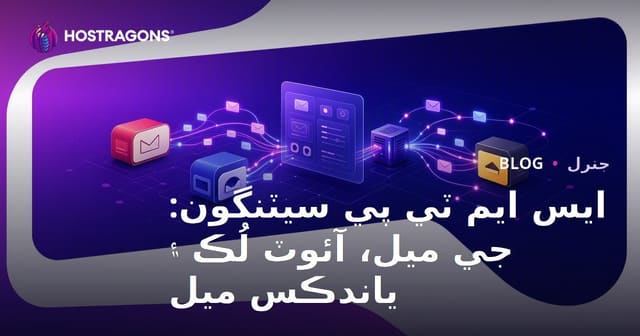 ايس ايم ٽي پي سيٽنگون: جي ميل، آئوٽ لُڪ ۽ ياندڪس ميل