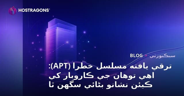 ترقي يافته مسلسل خطرا (APT): اهي توهان جي ڪاروبار کي ڪيئن نشانو بڻائي سگهن ٿا