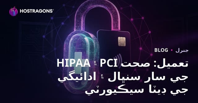 HIPAA ۽ PCI تعميل: صحت جي سار سنڀال ۽ ادائيگي جي ڊيٽا سيڪيورٽي