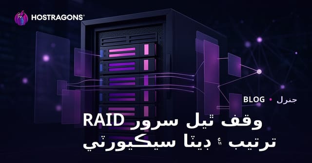 وقف ٿيل سرور RAID ترتيب ۽ ڊيٽا سيڪيورٽي