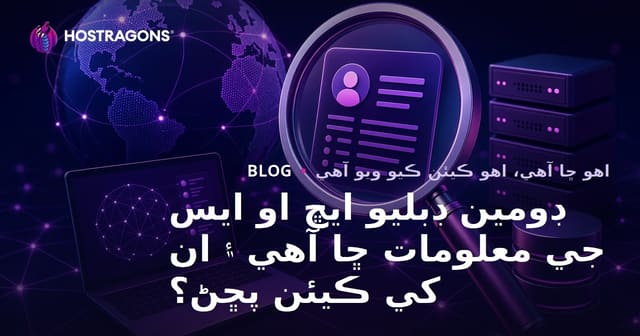 ڊومين ڊبليو ايڇ او ايس جي معلومات ڇا آهي ۽ ان کي ڪيئن پڇڻ؟