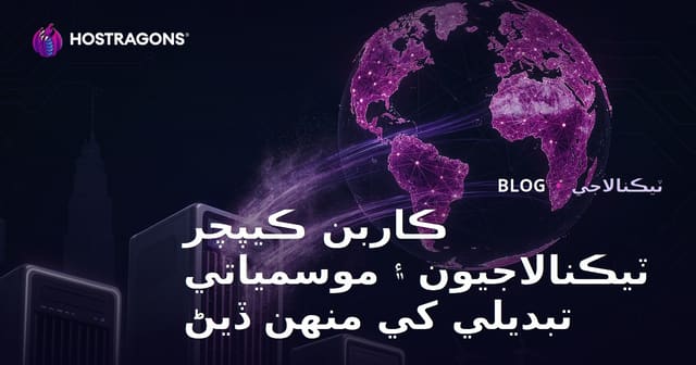 ڪاربن ڪيپچر ٽيڪنالاجيون ۽ موسمياتي تبديلي کي منهن ڏيڻ