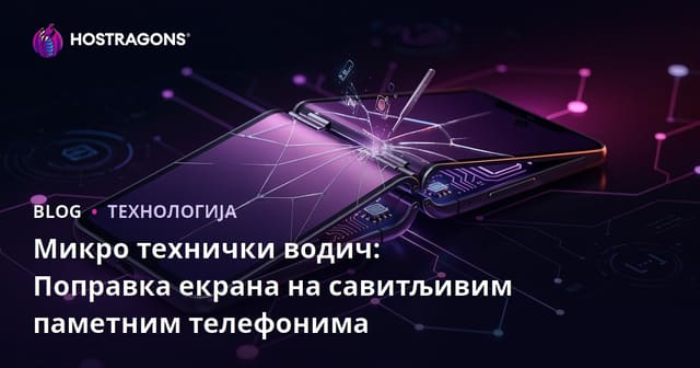 Микро технички водич: Поправка екрана на савитљивим паметним телефонима