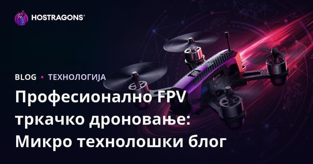 Професионално FPV тркачко дроновање: Микро технолошки блог