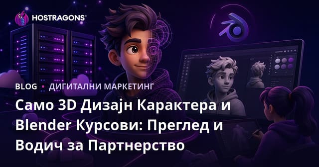 Само 3D Дизајн Карактера и Blender Курсови: Преглед и Водич за Партнерство