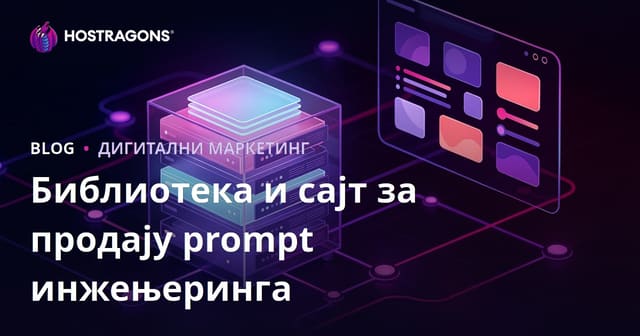 Устаравање веб-хостинг сајта за продају и библиотеку пројеката вештачке интелигенције