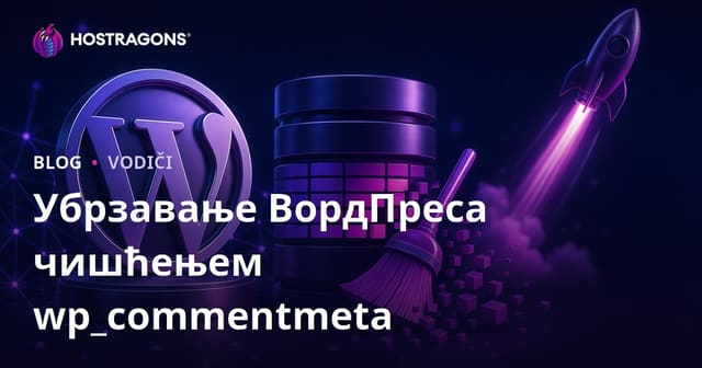 Чистењем wp_commentmeta табеле у WordPress бази података до побољшања перформанси сајта